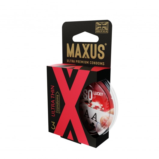 Ультратонкие презервативы MAXUS AIR Ultra Thin - 3 шт. - Maxus - купить с доставкой в Хабаровске