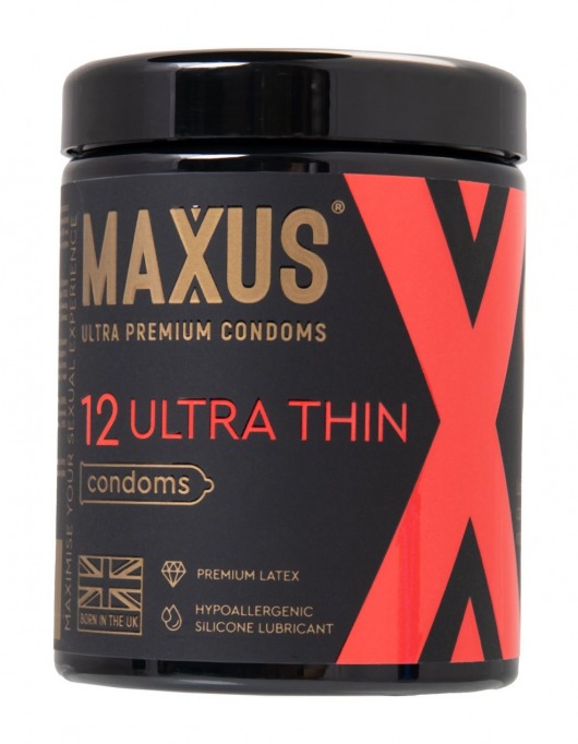 Ультратонкие презервативы MAXUS Ultra Thin - 12 шт. - Maxus - купить с доставкой в Хабаровске