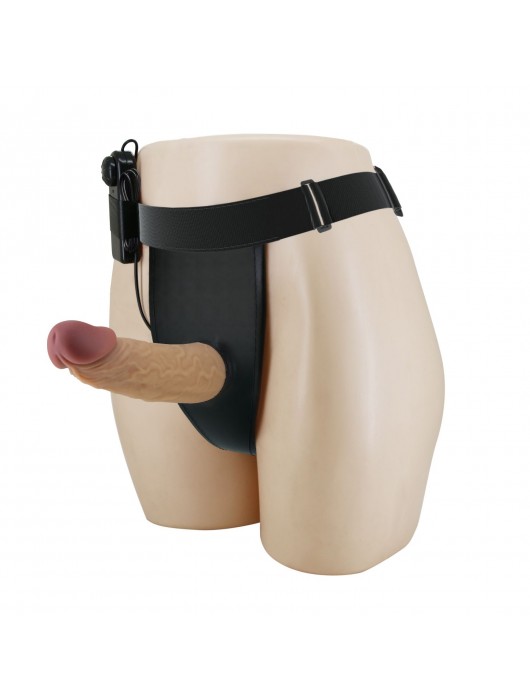 Полый вибрострапон на регулируемых трусиках Draven - 17,5 см. - Baile - купить с доставкой в Хабаровске