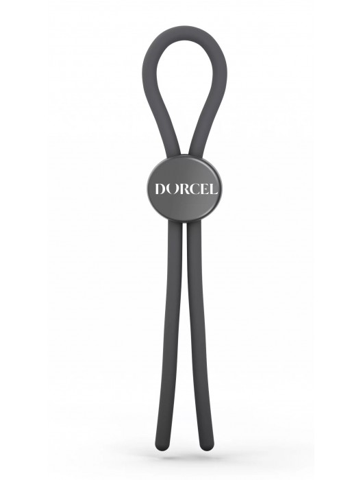 Серое эрекционное лассо на пенис Mr Dorcel - Dorcel - в Хабаровске купить с доставкой