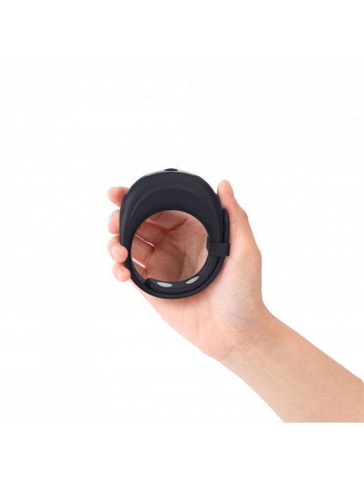 Черное эрекционное виброкольцо Fit Vibe Ring - Dorcel - в Хабаровске купить с доставкой