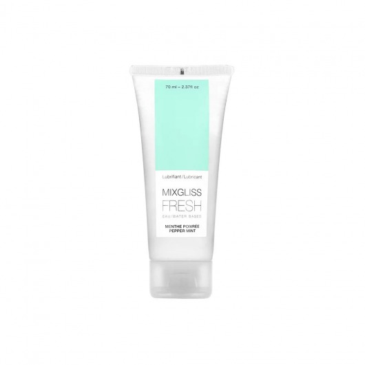 Лубрикант с охлаждающим эффектом Mixgliss Fresh Pepper Mint - 70 мл. - Strap-on-me - купить с доставкой в Хабаровске