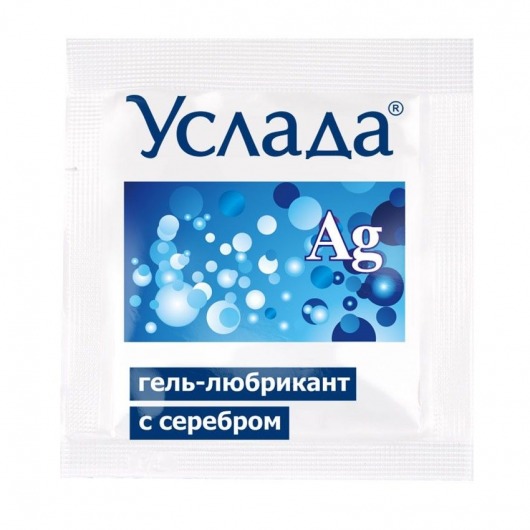 Гель-лубрикант «Услада с серебром» - 3 гр. - Биоритм - купить с доставкой в Хабаровске