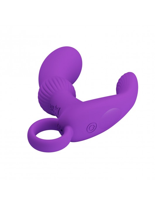 Фиолетовый вибромассажёр для массажа простаты Cayla - 11,2 см. - Baile - в Хабаровске купить с доставкой