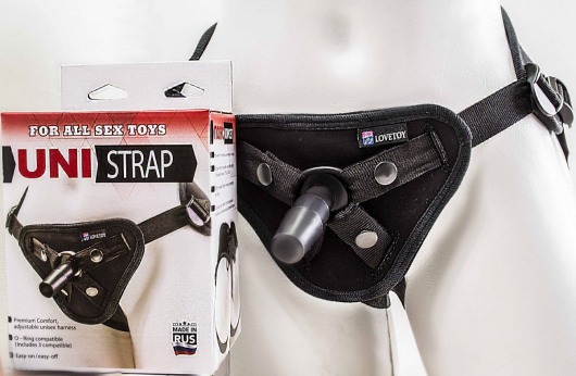 Универсальные трусики Harness UNI strap с корсетом - LOVETOY (А-Полимер) - купить с доставкой в Хабаровске