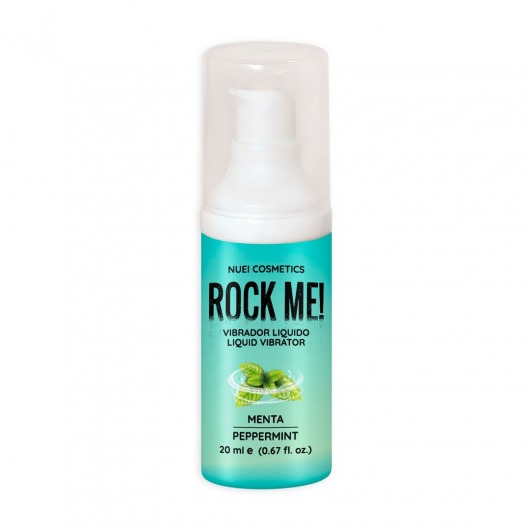 Жидкий вибратор Nuei Rock Me! с ароматом мяты - 20 мл. - Nuei cosmetics - купить с доставкой в Хабаровске