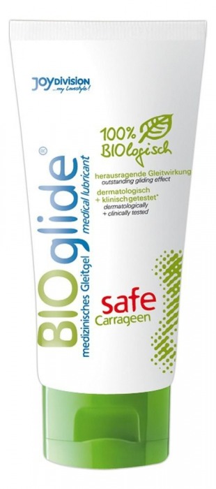 Гель-лубрикант на водной основе BIOglide safe Carrageen - 100 мл. - Joy Division - купить с доставкой в Хабаровске