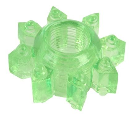 Зеленое эрекционное кольцо-звезда - Toyfa Basic - в Хабаровске купить с доставкой