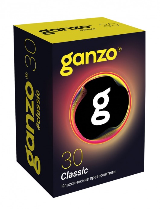 Классические презервативы с обильной смазкой Ganzo Classic - 30 шт. - Ganzo - купить с доставкой в Хабаровске