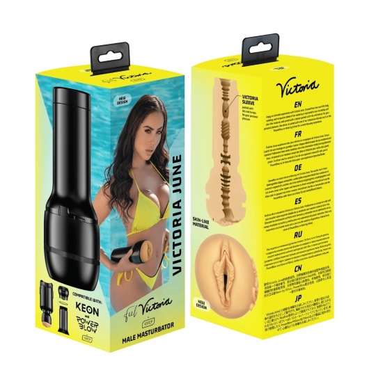 Мастурбатор-вагина FeelVictoria Stroker - Kiiroo - в Хабаровске купить с доставкой