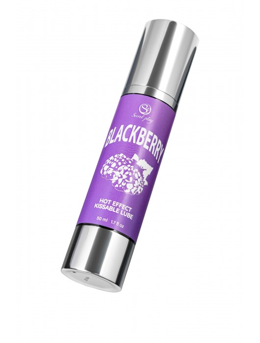 Массажное масло 2-в-1 Blackberry Hot Effect с разогревающим эффектом и вкусом ежевики - 50 мл. - Secret Play - купить с доставкой в Хабаровске
