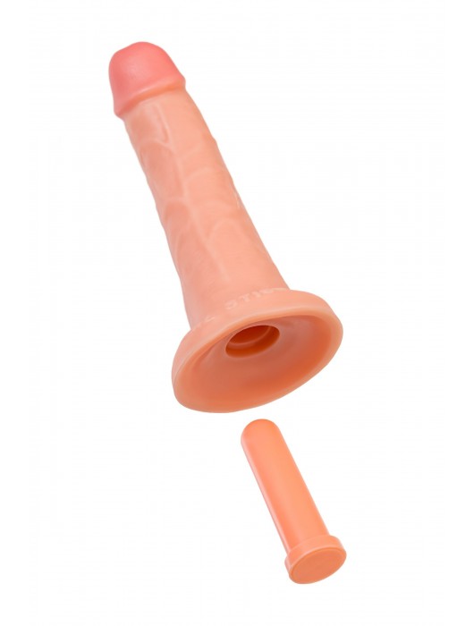 Телесный реалистичный фаллоимитатор RealStick CALIBER - 20 см. - ToyFa