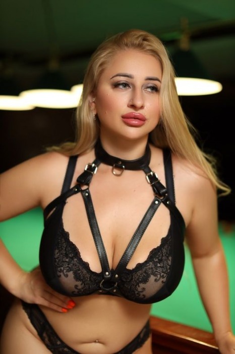 Черная кожаная сбруя с ошейником plus size из нежной кожи - БДСМ Арсенал - купить с доставкой в Хабаровске