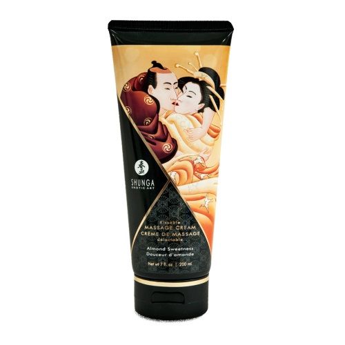 Массажный крем для тела с ароматом миндаля Almond Sweetness - 200 мл. - Shunga - купить с доставкой в Хабаровске