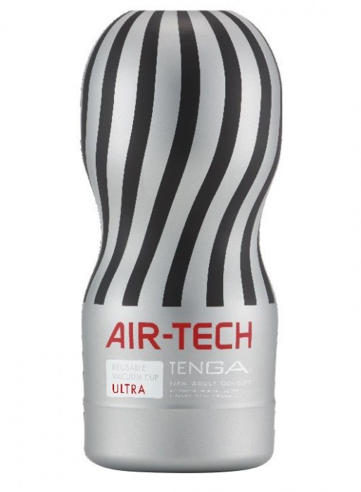 Серый мастурбатор Reusable Vacuum CUP ULTRA - Tenga - в Хабаровске купить с доставкой