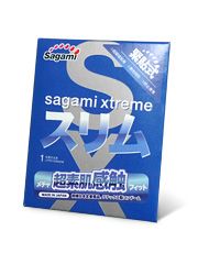 Презерватив Sagami Xtreme FEEL FIT 3D - 1 шт. - Sagami - купить с доставкой в Хабаровске