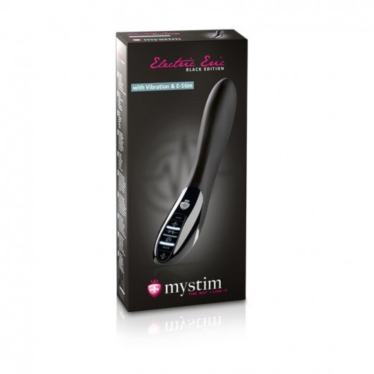 Черный вибратор с миостимуляцией Mystim Electric Eric Black Edition - 27 см. - MyStim - купить с доставкой в Хабаровске