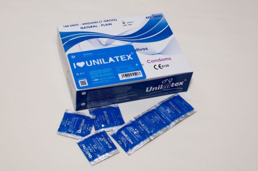 Классические презервативы Unilatex Natural Plain - 144 шт. - Unilatex - купить с доставкой в Хабаровске