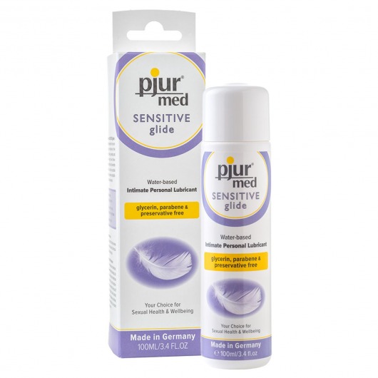 Лубрикант для чувствительной кожи pjur MED Sensitive glide - 100 мл. - Pjur - купить с доставкой в Хабаровске