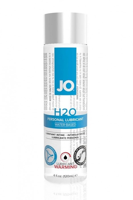 Возбуждающий лубрикант на водной основе JO Personal Lubricant H2O Warming - 120 мл. - System JO - купить с доставкой в Хабаровске