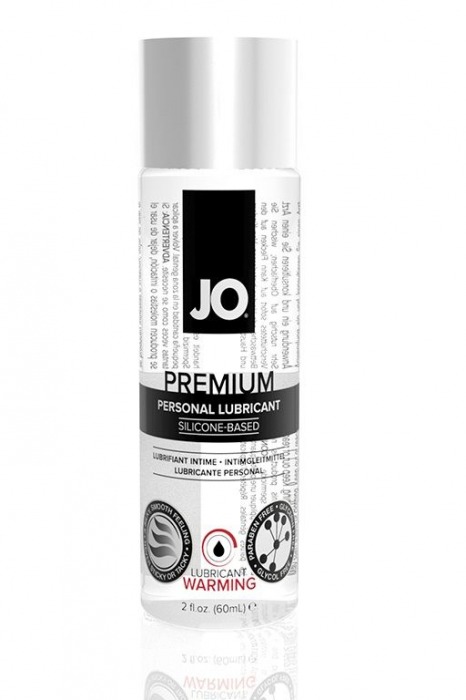 Возбуждающий лубрикант на силиконовой основе JO Personal Premium Lubricant  Warming - 60 мл. - System JO - купить с доставкой в Хабаровске