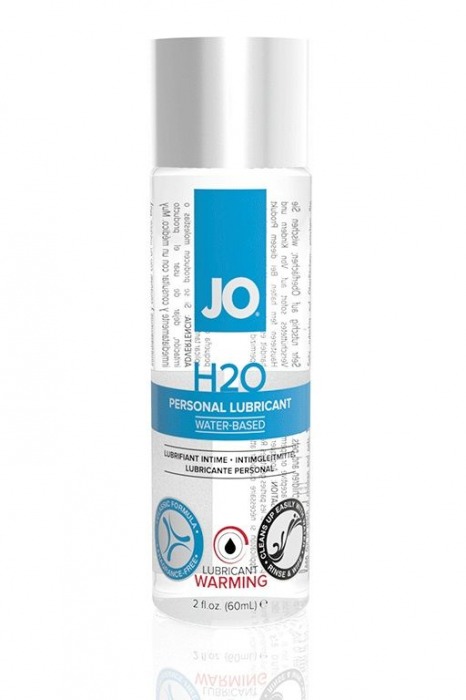 Возбуждающий лубрикант на водной основе JO Personal Lubricant H2O Warming - 60 мл. - System JO - купить с доставкой в Хабаровске
