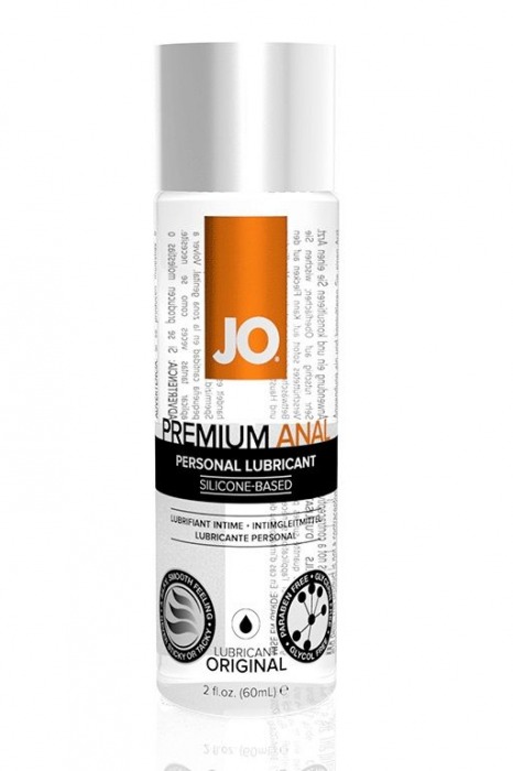 Анальный лубрикант на силиконовой основе JO Anal Premium - 60 мл. - System JO - купить с доставкой в Хабаровске