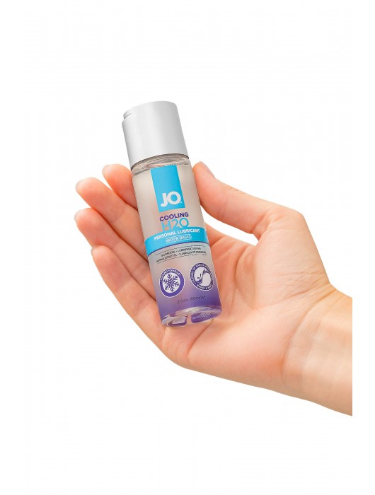 Охлаждающий лубрикант на водной основе JO Personal Lubricant H2O COOLING - 60 мл. - System JO - купить с доставкой в Хабаровске