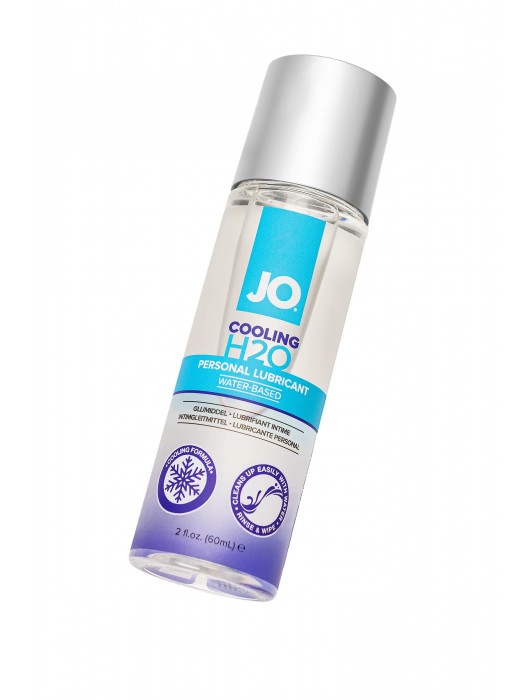 Охлаждающий лубрикант на водной основе JO Personal Lubricant H2O COOLING - 60 мл. - System JO - купить с доставкой в Хабаровске