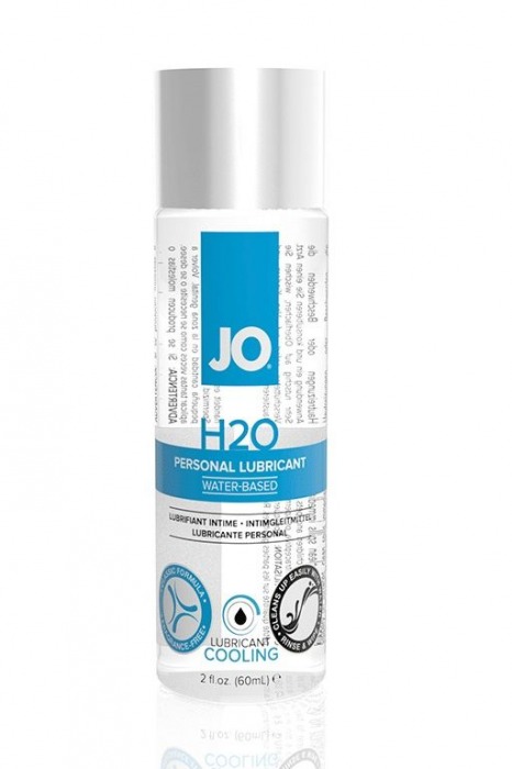 Охлаждающий лубрикант на водной основе JO Personal Lubricant H2O COOLING - 60 мл. - System JO - купить с доставкой в Хабаровске