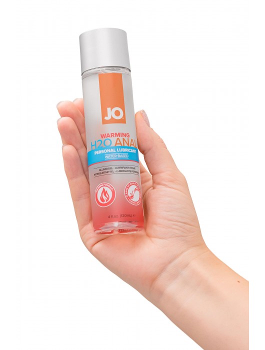 Анальный согревающий лубрикант на водной основе JO Anal H2O Warming - 120 мл. - System JO - купить с доставкой в Хабаровске