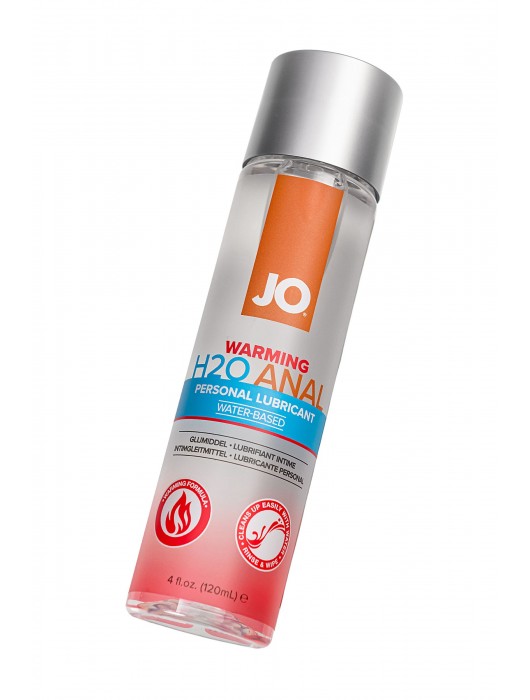 Анальный согревающий лубрикант на водной основе JO Anal H2O Warming - 120 мл. - System JO - купить с доставкой в Хабаровске