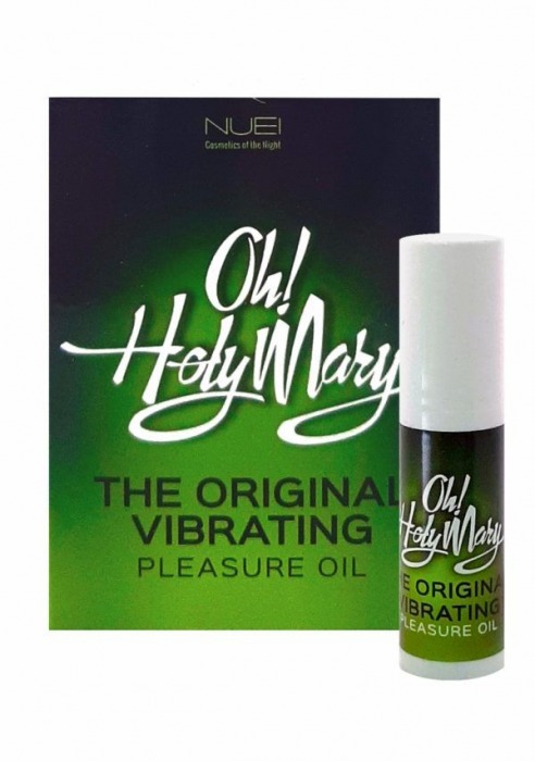 Масло унисекс с эффектом вибрации Oh! Holy Mary - 6 мл. - Nuei cosmetics - купить с доставкой в Хабаровске