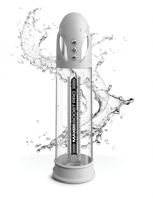 Белая вакуумная автоматическая помпа Max Boost Pro Flow - Pipedream - в Хабаровске купить с доставкой