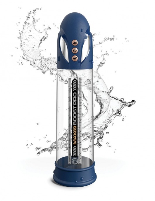 Синяя вакуумная автоматическая помпа Max Boost Pro Flow - Pipedream - в Хабаровске купить с доставкой