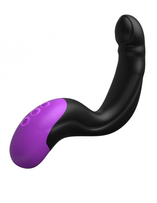 Черно-фиолетовый вибромассажёр простаты Hyper-Pulse P-Spot Massager - Pipedream - в Хабаровске купить с доставкой