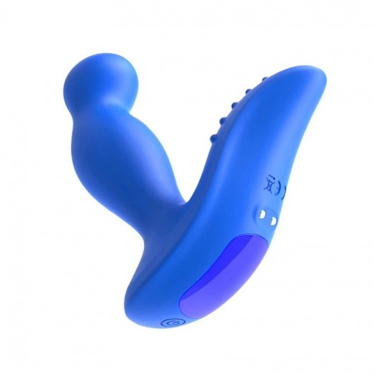 Синий вибромассажер простаты 3,5’’ P-spot Massager - 12,5 см. - Erokay - в Хабаровске купить с доставкой