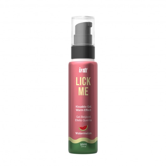 Гель Lick Me с согревающим эффектом и ароматом арбуза - 50 мл. - INTT - купить с доставкой в Хабаровске