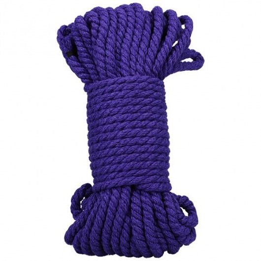 Фиолетовая верёвка для связывания и фиксации Bind Tie - 15,24 м. - Doc Johnson - купить с доставкой в Хабаровске