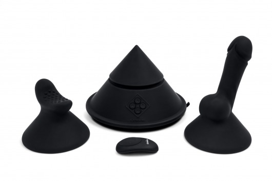 Конусный вибромассажер Cowgirl Cone с 2 насадками - CowGirl - купить с доставкой в Хабаровске