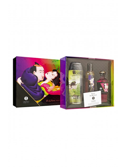 Подарочный набор Fruity Kisses из 3 предметов - Shunga - купить с доставкой в Хабаровске