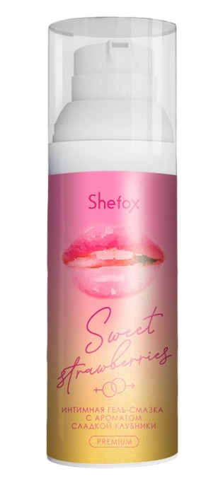 Интимная гель-смазка Shefox Premium «Сладкая клубника» - 50 мл. - Shefox - купить с доставкой в Хабаровске