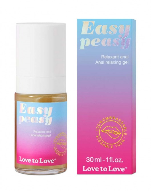 Анальный расслабляющий гель Easy Peasy - 30 мл. - Love to Love - купить с доставкой в Хабаровске
