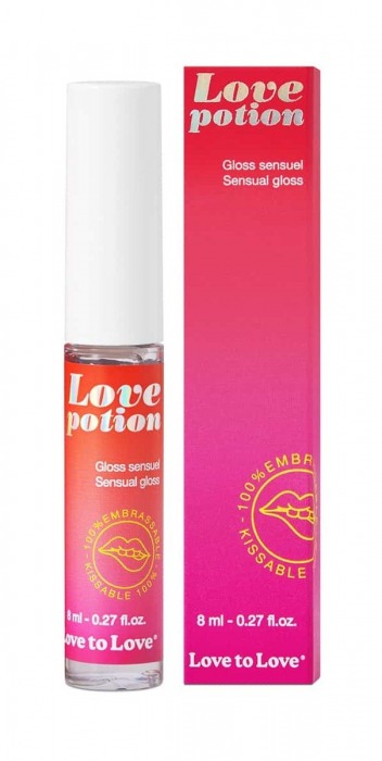 Возбуждающий блеск для губ Love Potion - 8 мл. - Love to Love - купить с доставкой в Хабаровске