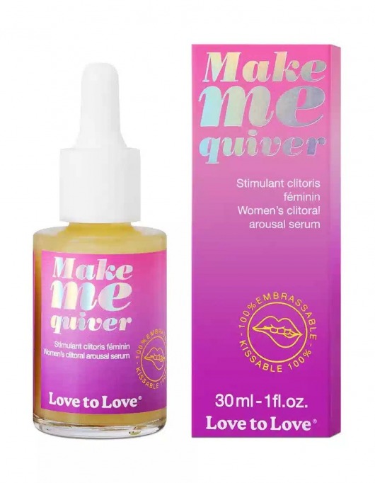 Возбуждающие капли для клитора Make Me Quiver - 30 мл. - Love to Love - купить с доставкой в Хабаровске