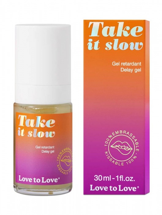 Пролонгирующий гель для мужчин Take It Slow - 30 мл. - Love to Love - купить с доставкой в Хабаровске