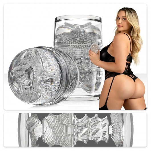 Прозрачный двусторонний мастурбатор Fleshlight Quickshot Mia Malkova - Fleshlight - в Хабаровске купить с доставкой
