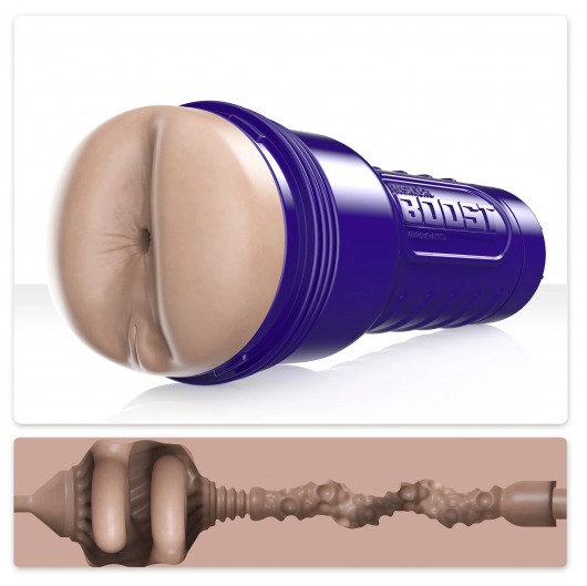 Телесный мастурбатор-анус Fleshlight Boost Blast Female - Fleshlight - в Хабаровске купить с доставкой