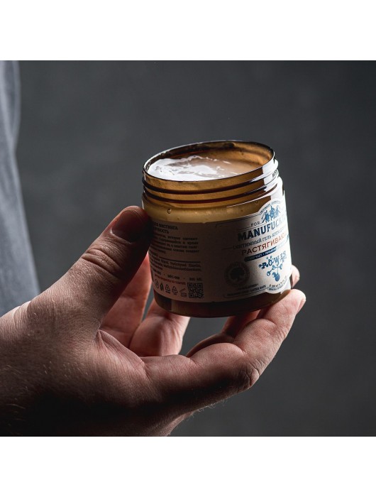 Растягивающий интимный гель-крем для фистинга с коллагеном - 200 мл. - MANUFUCKTURE - купить с доставкой в Хабаровске