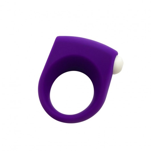 Фиолетовое эрекционное кольцо Puggle Vibrating Ring with Bullet - Adrien Lastic - в Хабаровске купить с доставкой